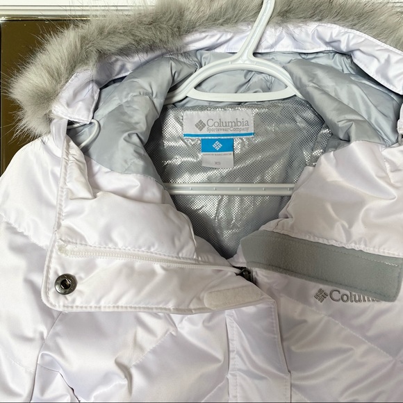 HP 🌟 FREE SHIPPING 💥 NWOT Columbia Lay D Down White 550 Parka - Picture 12 of 13